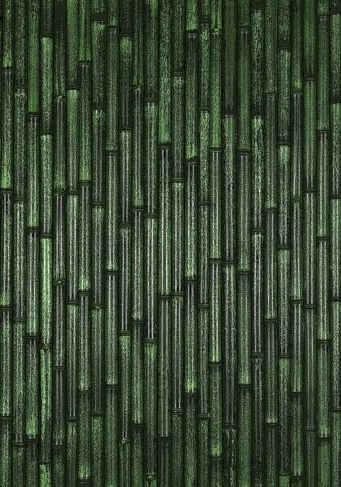 Framed Print : Vertically Aligned Bamboo Stick Print