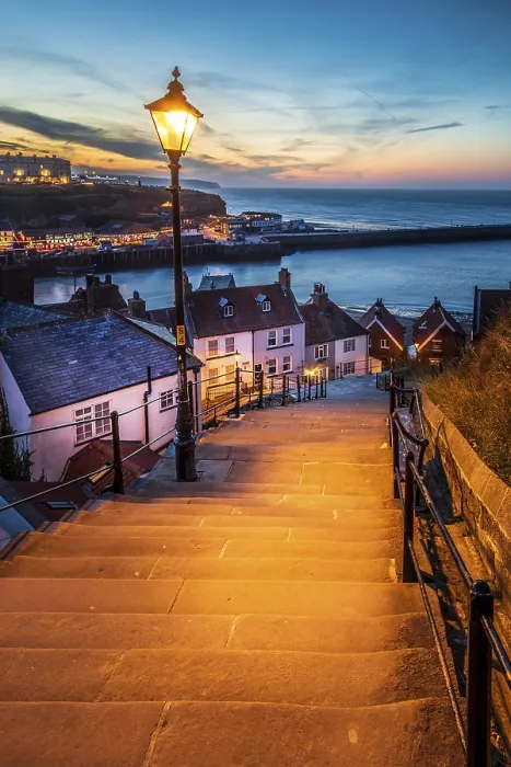 Framed Print : A View from the 199 Steps Whitby Print Framed Print : A View from the 199 Steps Whitby Print