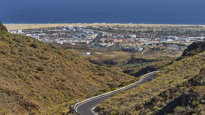 Framed Print : Maspalomas View from Above Print, Gran Canaria Framed Print : Maspalomas View from Above Print, Gran Canaria