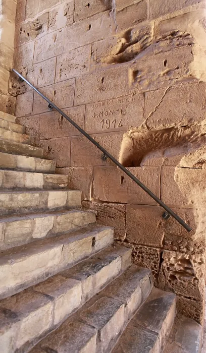 Framed Print : Ancient Stone Staircase Print Framed Print : Ancient Stone Staircase Print