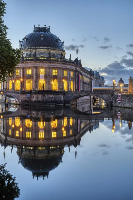 Framed Print : View of the Bode Museum Print at Dusk Framed Print : View of the Bode Museum Print at Dusk