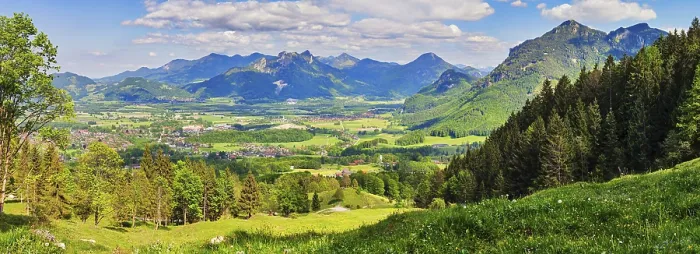 Framed Print : View from the Breitenbachhutte Print, Bavaria, Germany Framed Print : View from the Breitenbachhutte Print, Bavaria, Germany
