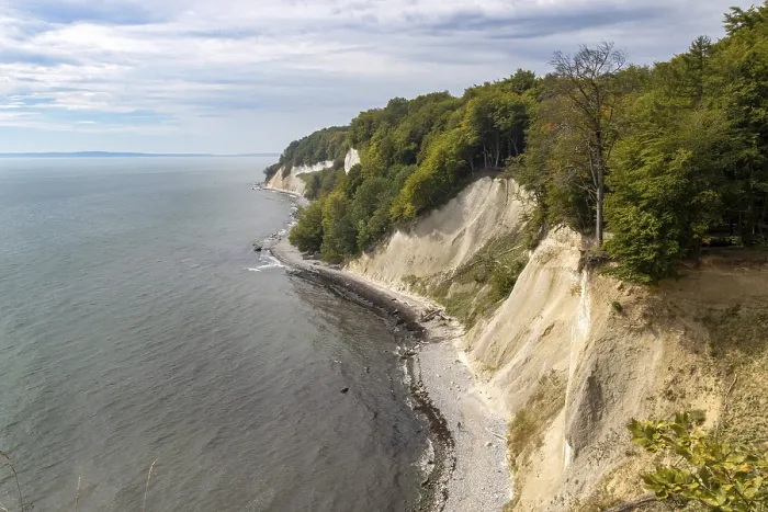 Framed Print : View of the Chalk Cliffs Print