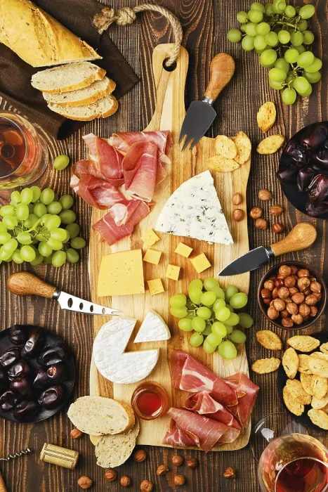 Framed Print : Gourmet Cheese Plate Print Framed Print : Gourmet Cheese Plate Print