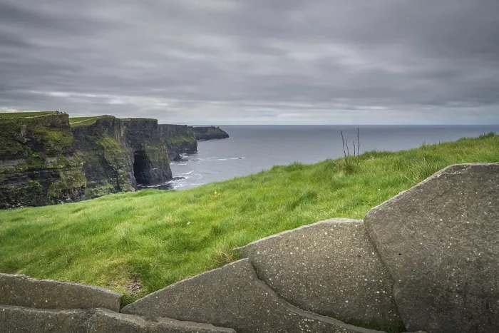 Framed Print : View over Cliffs of Moher Print, Ireland Framed Print : View over Cliffs of Moher Print, Ireland
