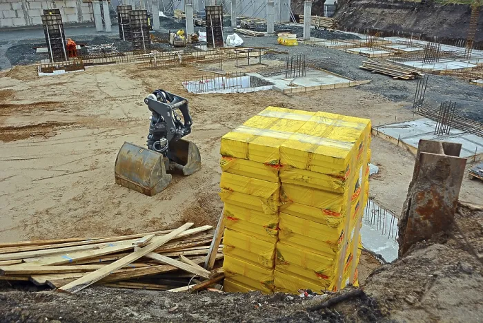 Framed Print : View of a Construction Site Print, Germany Framed Print : View of a Construction Site Print, Germany