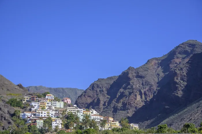 Framed Print : La Calera District Print, Valle Gran Rey, La Gomera, Spain Framed Print : La Calera District Print, Valle Gran Rey, La Gomera, Spain