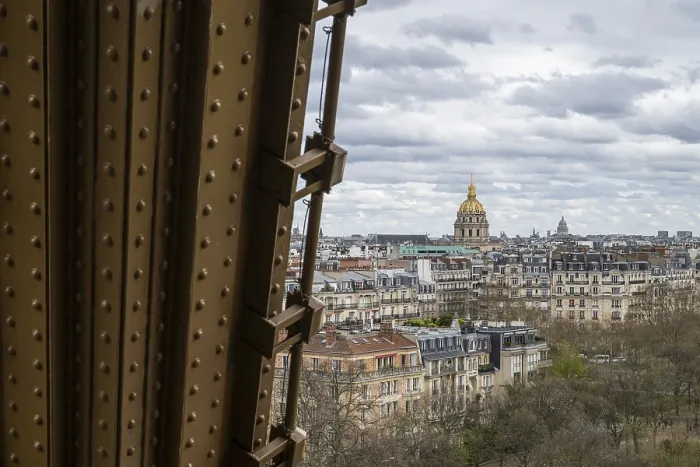 Framed Print : View from the Eiffel Tower to the Invalides Print, Paris Framed Print : View from the Eiffel Tower to the Invalides Print, Paris