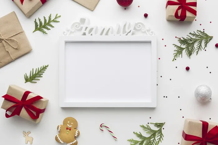 Framed Print : Top View Frame on Table Print - High Quality Image Framed Print : Top View Frame on Table Print - High Quality Image