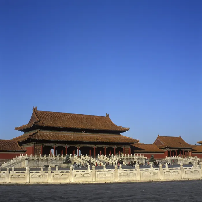Framed Print : View of the Hall of Supreme Harmony Print, Forbidden City, Beijing Framed Print : View of the Hall of Supreme Harmony Print, Forbidden City, Beijing