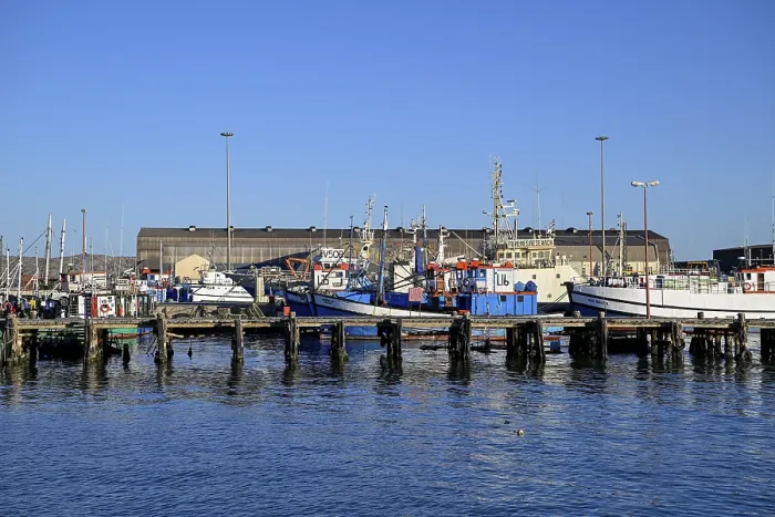 Framed Print : View of the harbour, Luderitz, Namibia Print Framed Print : View of the harbour, Luderitz, Namibia Print