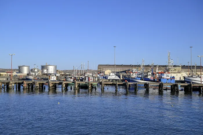 Framed Print : View of the harbour, Luderitz, Namibia Print Framed Print : View of the harbour, Luderitz, Namibia Print