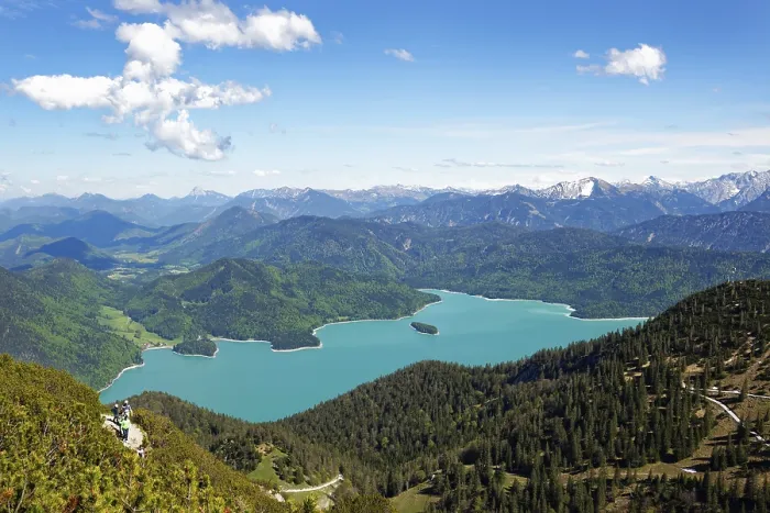 Framed Print : View from the Heimgarten to the Walchensee Print, Bavaria, Germany Framed Print : View from the Heimgarten to the Walchensee Print, Bavaria, Germany