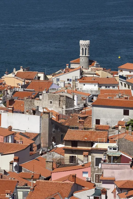 Framed Print : View of the historic centre with lighthouse Print, Piran, Istria, Slovenia Framed Print : View of the historic centre with lighthouse Print, Piran, Istria, Slovenia