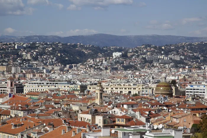 Framed Print : View over the historic centre of Nice, Cote d'Azur, France Print Framed Print : View over the historic centre of Nice, Cote d'Azur, France Print