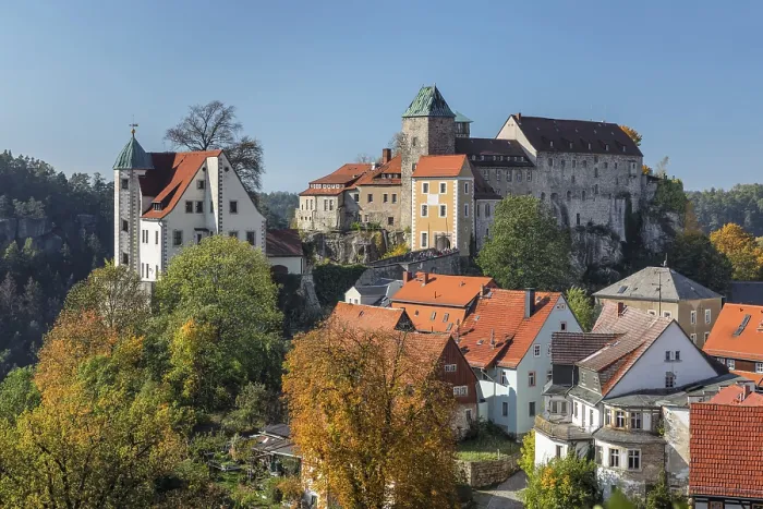 Framed Print : View of Hohnstein Castle Print, Saxony, Germany Framed Print : View of Hohnstein Castle Print, Saxony, Germany
