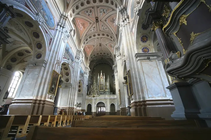 Framed Print : Kaunas Cathedral Interior Print Framed Print : Kaunas Cathedral Interior Print