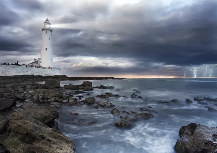 Framed Print : Stormy Coast Lighthouse Print Framed Print : Stormy Coast Lighthouse Print