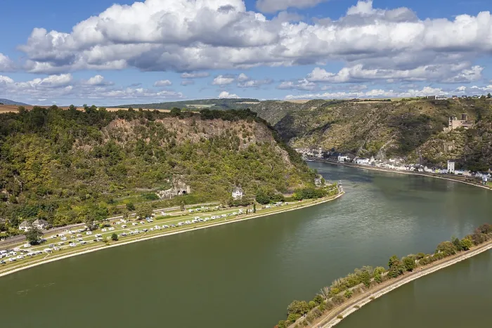 Framed Print : View from the Loreley over the Rhine Print, Germany Framed Print : View from the Loreley over the Rhine Print, Germany
