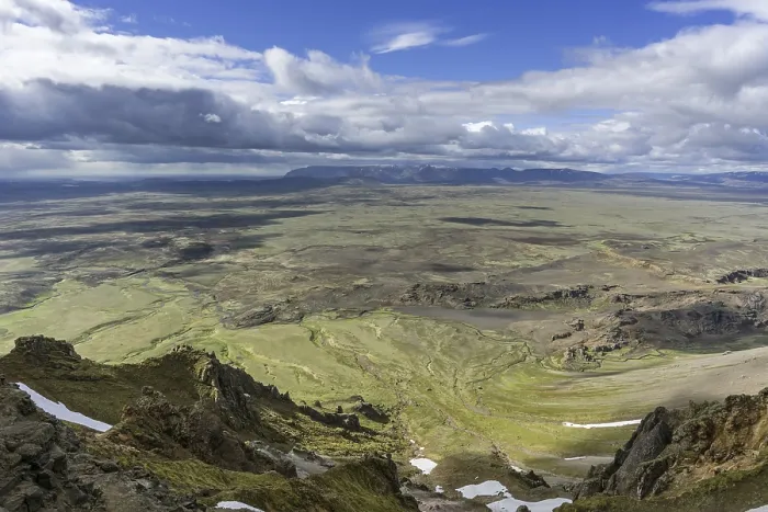 Framed Print : View over the Mosfellsheii Print, Iceland Framed Print : View over the Mosfellsheii Print, Iceland