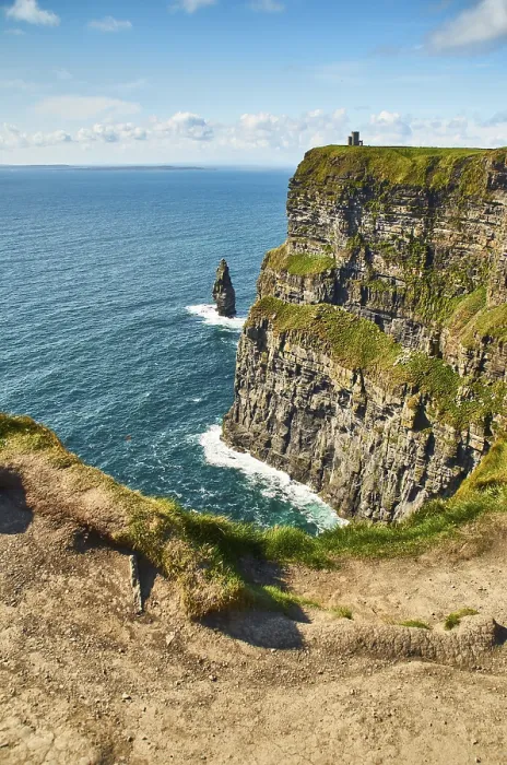 Framed Print : View at O Brien's Tower Print, Cliffs of Moher Ireland Framed Print : View at O Brien's Tower Print, Cliffs of Moher Ireland