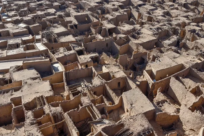 Framed Print : View over the old town of AlUla Print, Saudi Arabia