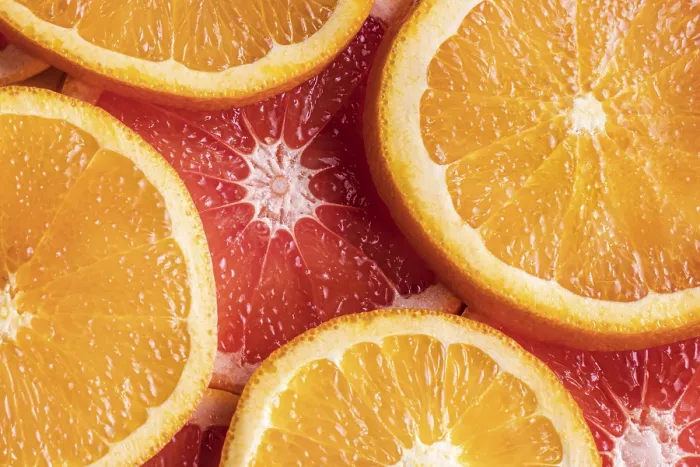 Framed Print : Top View Orange Grapefruit Slices Print Framed Print : Top View Orange Grapefruit Slices Print