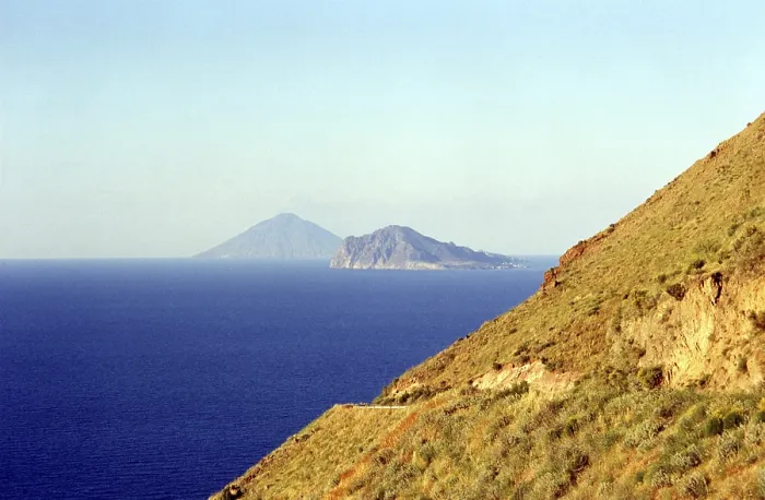 Framed Print : View at Panarea and Stromboli Print Framed Print : View at Panarea and Stromboli Print