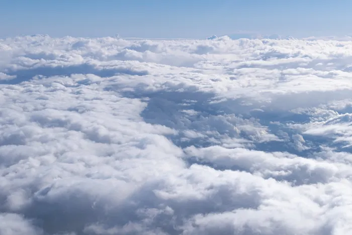 Framed Print : View from the Plane onto a Sea of Clouds Print Framed Print : View from the Plane onto a Sea of Clouds Print
