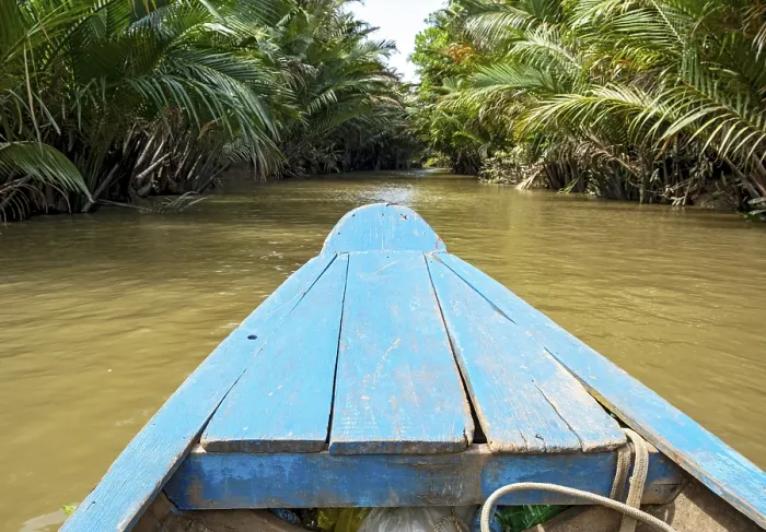 Framed Print : Mekong Delta River Print Framed Print : Mekong Delta River Print
