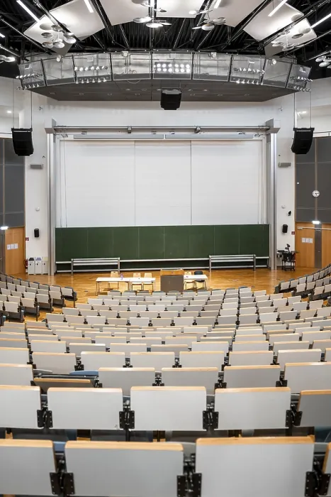 Framed Print : Empty Lecture Theatre, Technical University of Munich Print Framed Print : Empty Lecture Theatre, Technical University of Munich Print