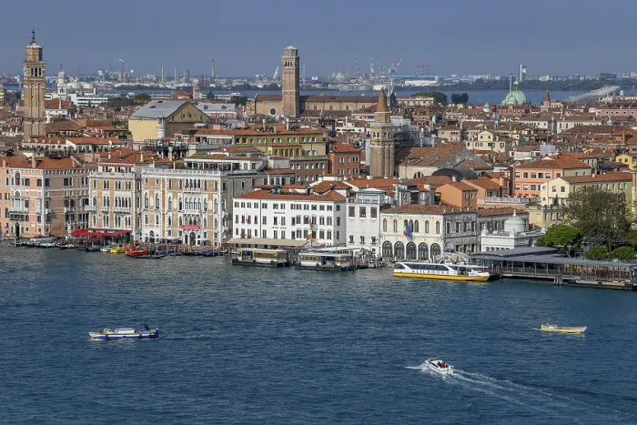 Framed Print : View of the San Marco district Print, Venice, Italy
