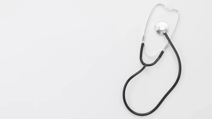 Framed Print : Top View Stethoscope Print - High Quality Image Framed Print : Top View Stethoscope Print - High Quality Image