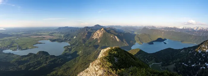 Framed Print : View from the summit of Herzogstand Print, Germany Framed Print : View from the summit of Herzogstand Print, Germany