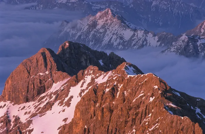 Framed Print : Mount Zugspitze Summit Print, Bavaria, Germany Framed Print : Mount Zugspitze Summit Print, Bavaria, Germany
