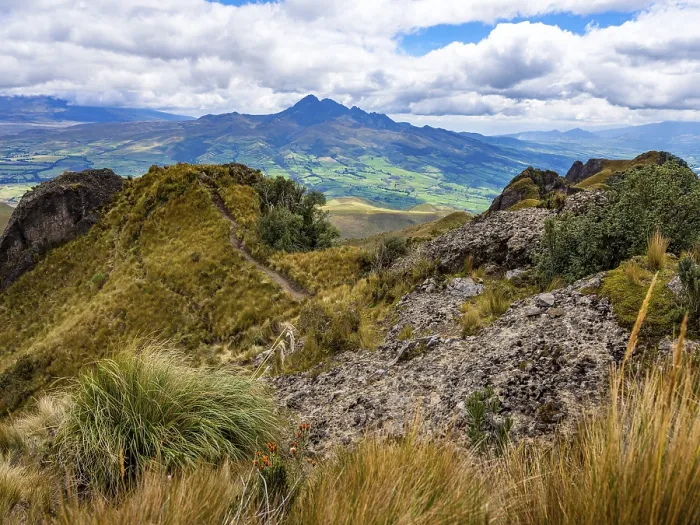 Framed Print : View from the summit of Pasochoa Print, Ecuador