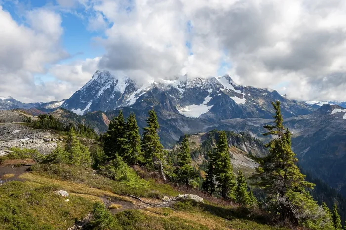 Framed Print : Mt. Shuksan Print - Table Mountain View, Washington, USA Framed Print : Mt. Shuksan Print - Table Mountain View, Washington, USA