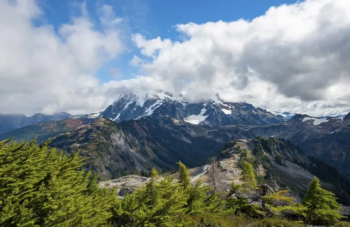 Framed Print : View from Table Mountain Print, Mt. Shuksan, Washington Framed Print : View from Table Mountain Print, Mt. Shuksan, Washington