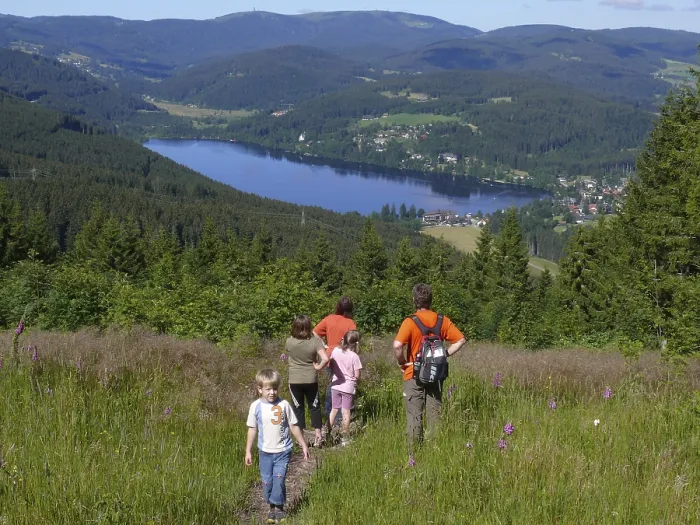 Framed Print : View of Titisee, Feldberg from Hochfirst Print Framed Print : View of Titisee, Feldberg from Hochfirst Print