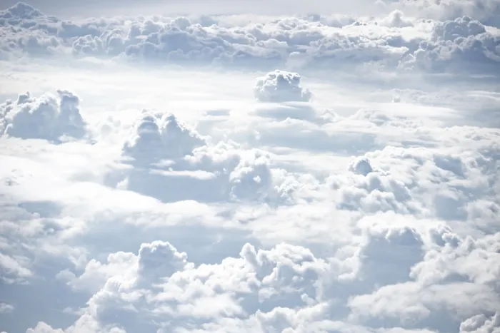 Framed Print : Cloudy Sky Aerial View Print Framed Print : Cloudy Sky Aerial View Print
