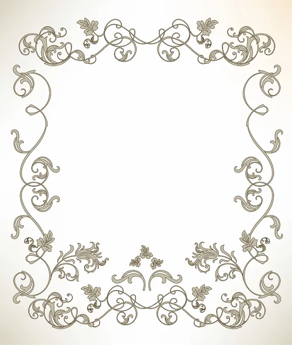Framed Print : Vintage Frame Print of a Vintage Frame Framed Print : Vintage Frame Print of a Vintage Frame