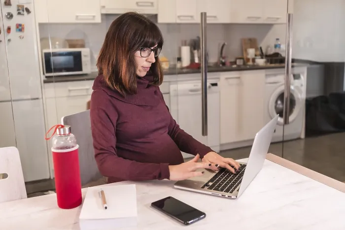 Framed Print : Virtual Home Office Print: Remote Work and Learning