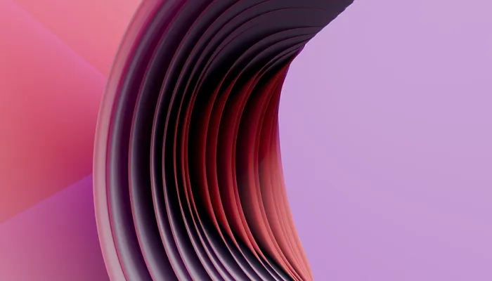 Framed Print : Deep Burgundy Waves Print in Minimalist Background