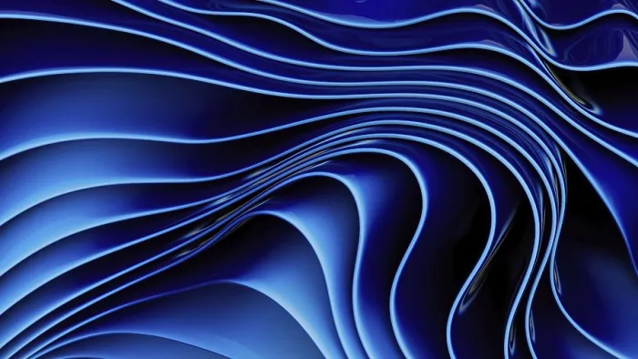 Framed Print : Vivid Abstract Blue Waves Print: Dynamic Ocean Movement Framed Print : Vivid Abstract Blue Waves Print: Dynamic Ocean Movement