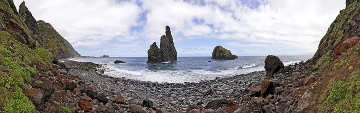 Framed Print : Volcanic Rock Formations at Ribeira da Janela, Madeira Print Framed Print : Volcanic Rock Formations at Ribeira da Janela, Madeira Print