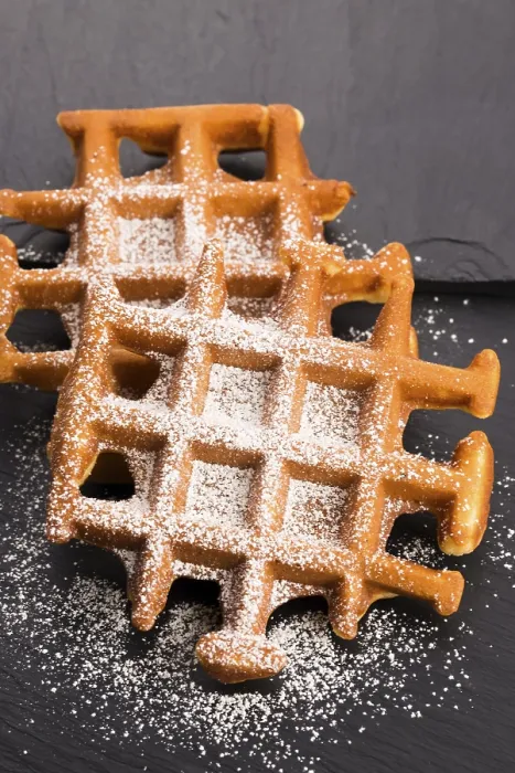 Framed Print : Waffles with Sugar Print Framed Print : Waffles with Sugar Print