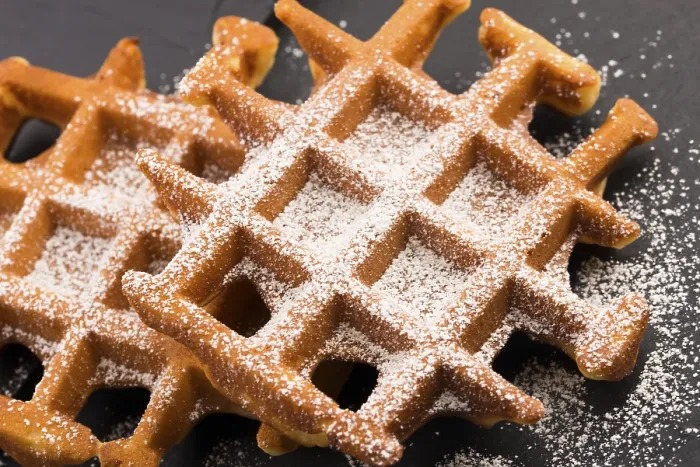 Framed Print : Waffles with Sugar Print Framed Print : Waffles with Sugar Print