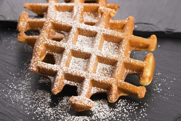 Framed Print : Waffles with Sugar Print Framed Print : Waffles with Sugar Print