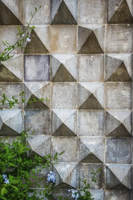 Framed Print : Wall Pattern Pyramid in Shadow Print Framed Print : Wall Pattern Pyramid in Shadow Print