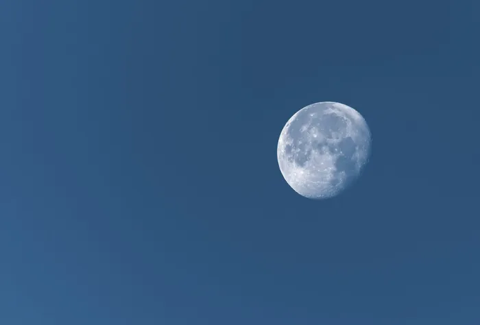 Framed Print : Waning Moon Print by ImageBROKER
